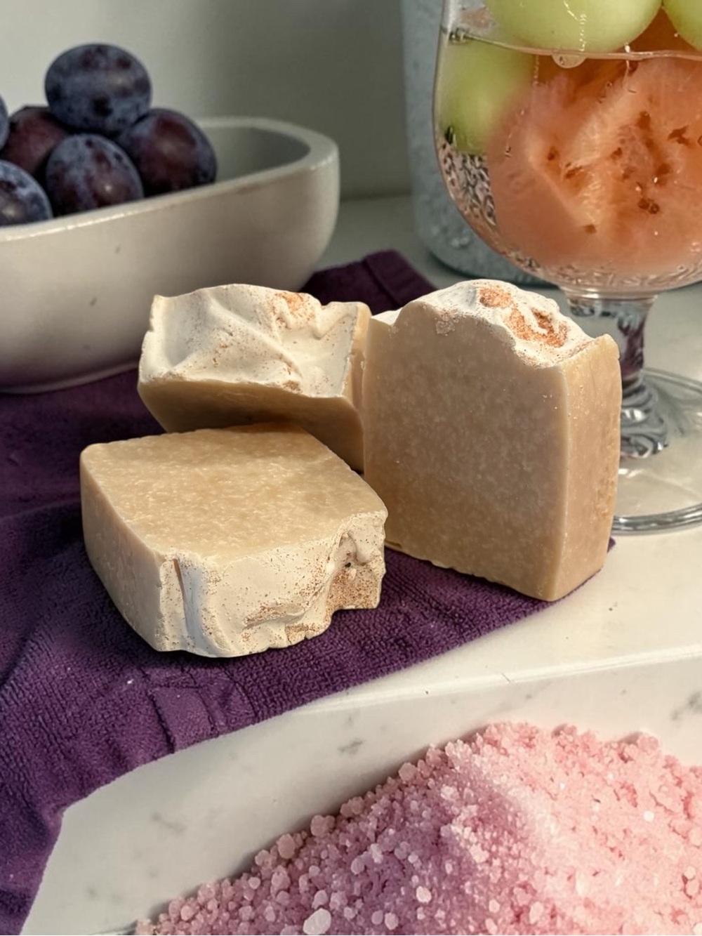 Orchid & Vine Tallow Rice Oil Blend Soap Skin Nutrition 1 Bar - Picture 3 of 3
